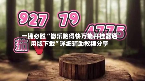 一键必胜“微乐跑得快万能开挂器通用版下载”详细辅助教程分享-第1张图片