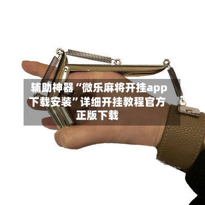 辅助神器“微乐麻将开挂app下载安装”详细开挂教程官方正版下载-第1张图片