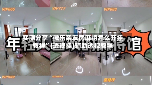 实测分享“微乐亲友房麻将怎么开挂教程”(透视挂)辅助透视教程-第1张图片