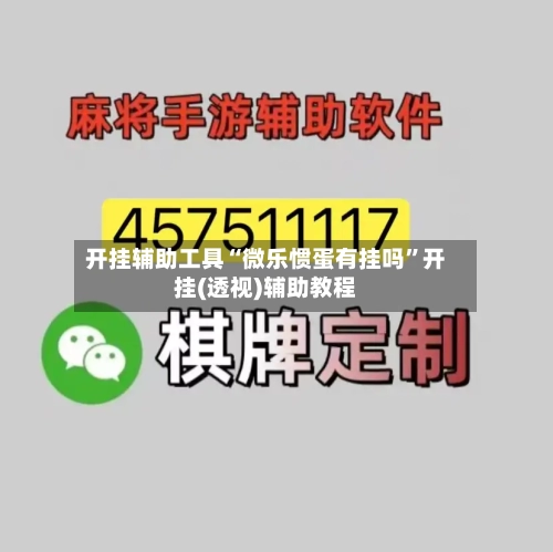 开挂辅助工具“微乐惯蛋有挂吗	”开挂(透视)辅助教程-第1张图片