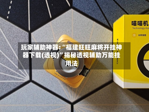玩家辅助神器:“福建旺旺麻将开挂神器下载(透视)	”揭秘透视辅助万能挂用法-第1张图片