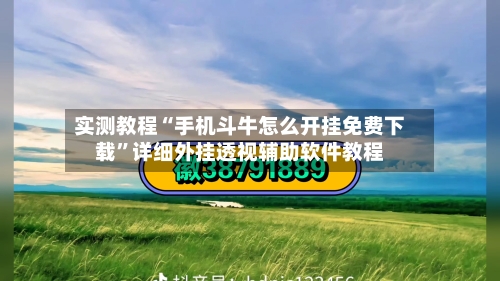 实测教程“手机斗牛怎么开挂免费下载	”详细外挂透视辅助软件教程-第1张图片