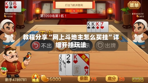 教程分享“网上斗地主怎么买挂”详细开挂玩法-第1张图片