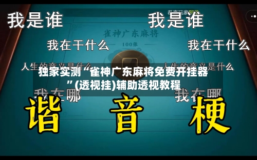 独家实测“雀神广东麻将免费开挂器	”(透视挂)辅助透视教程-第1张图片