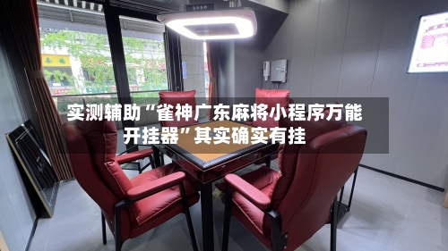 实测辅助“雀神广东麻将小程序万能开挂器”其实确实有挂-第1张图片