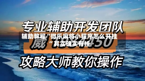 辅助教程“微乐麻将小程序怎么开挂”其实确实有挂-第1张图片
