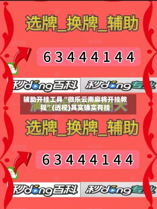 辅助开挂工具“微乐云南麻将开挂教程	”(透视)其实确实有挂-第1张图片