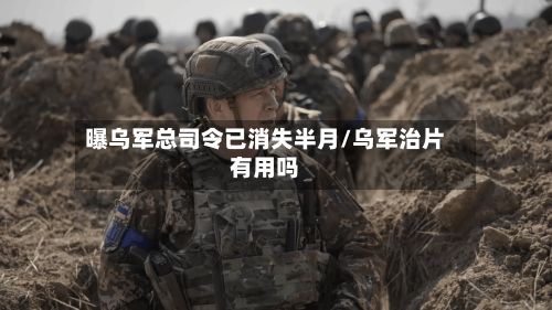 曝乌军总司令已消失半月/乌军治片有用吗-第1张图片