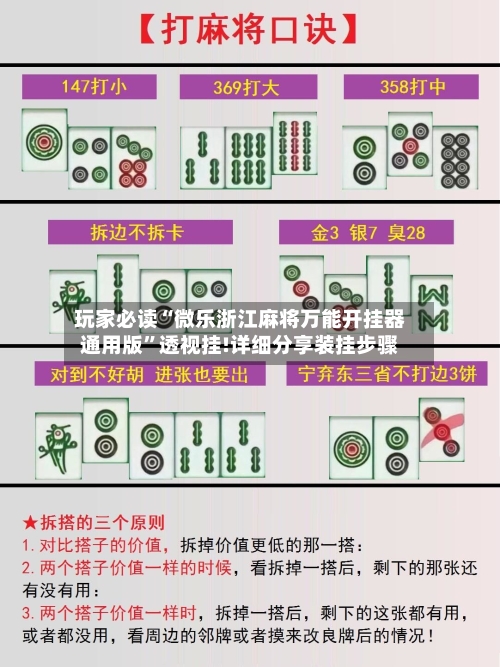 玩家必读“微乐浙江麻将万能开挂器通用版	”透视挂!详细分享装挂步骤-第1张图片