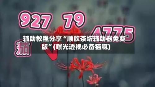 辅助教程分享“顺欣茶坊辅助器免费版	”(曝光透视必备猫腻)-第1张图片