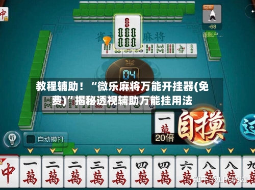 教程辅助！“微乐麻将万能开挂器(免费)	”揭秘透视辅助万能挂用法-第1张图片