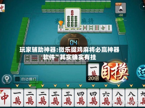 玩家辅助神器:微乐捉鸡麻将必赢神器软件	”其实确实有挂-第1张图片