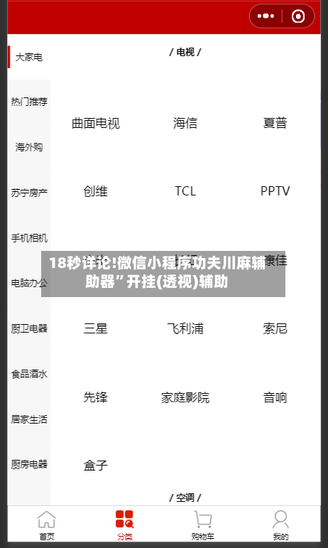 18秒详论!微信小程序功夫川麻辅助器	”开挂(透视)辅助-第1张图片