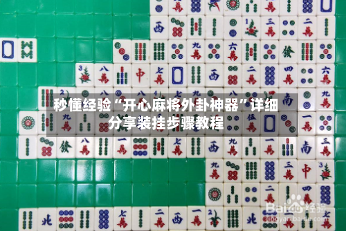秒懂经验“开心麻将外卦神器”详细分享装挂步骤教程-第1张图片