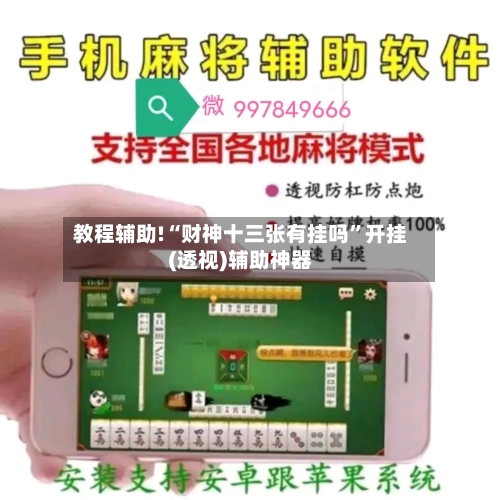 教程辅助!“财神十三张有挂吗”开挂(透视)辅助神器-第1张图片