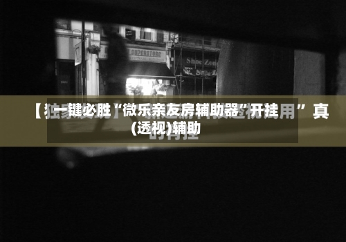 一键必胜“微乐亲友房辅助器”开挂(透视)辅助-第1张图片