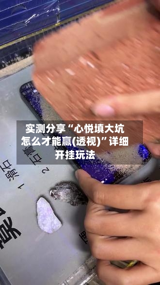 实测分享“心悦填大坑怎么才能赢(透视)”详细开挂玩法-第1张图片