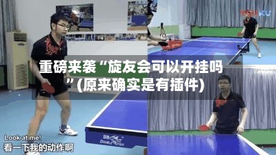重磅来袭“旋友会可以开挂吗”(原来确实是有插件)-第1张图片