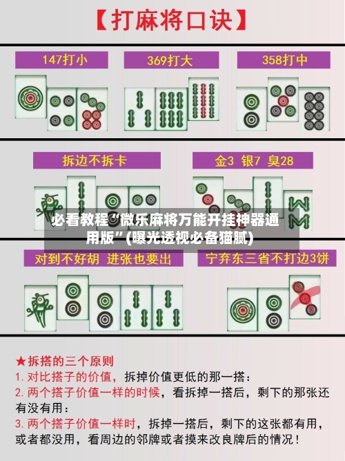 必看教程“微乐麻将万能开挂神器通用版”(曝光透视必备猫腻)-第1张图片
