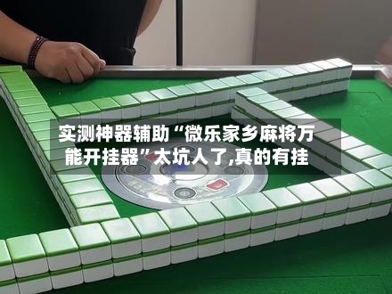 实测神器辅助“微乐家乡麻将万能开挂器	”太坑人了,真的有挂-第1张图片