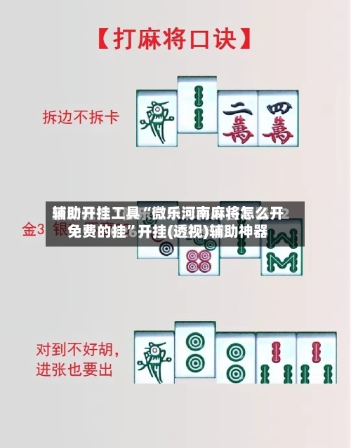 辅助开挂工具“微乐河南麻将怎么开免费的挂”开挂(透视)辅助神器-第1张图片