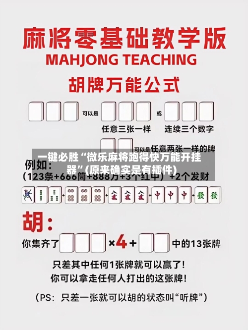 一键必胜“微乐麻将跑得快万能开挂器”(原来确实是有插件)-第1张图片