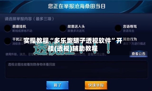 实操教程“多乐跑胡子透视软件”开挂(透视)辅助教程-第1张图片