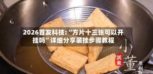 2026首发科技:“方片十三张可以开挂吗	”详细分享装挂步骤教程-第1张图片