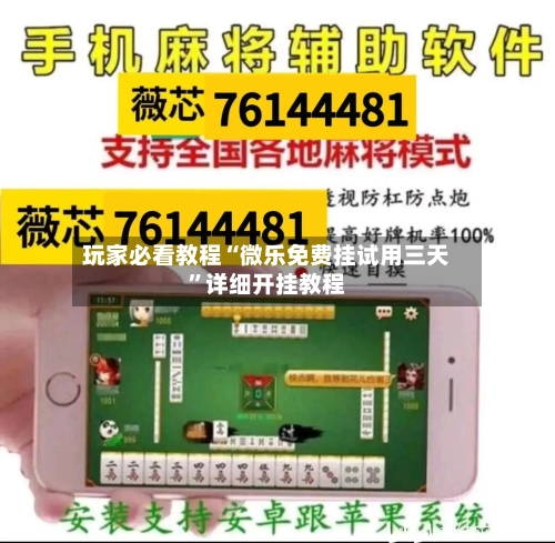 玩家必看教程“微乐免费挂试用三天	”详细开挂教程-第1张图片