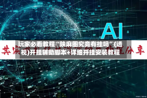 玩家必看教程“陕麻圈究竟有挂吗”(透视)开挂辅助脚本+详细开挂安装教程-第1张图片