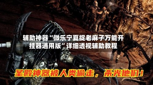 辅助神器“微乐宁夏捉老麻子万能开挂器通用版”详细透视辅助教程-第1张图片