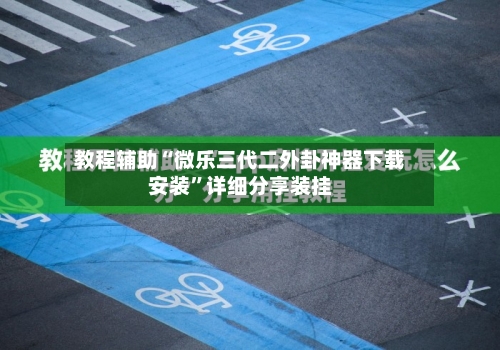 教程辅助“微乐三代二外卦神器下载安装”详细分享装挂-第1张图片