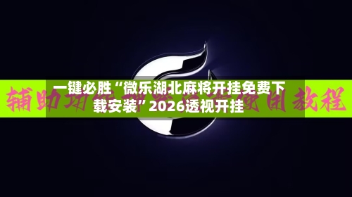 一键必胜“微乐湖北麻将开挂免费下载安装”2026透视开挂-第1张图片