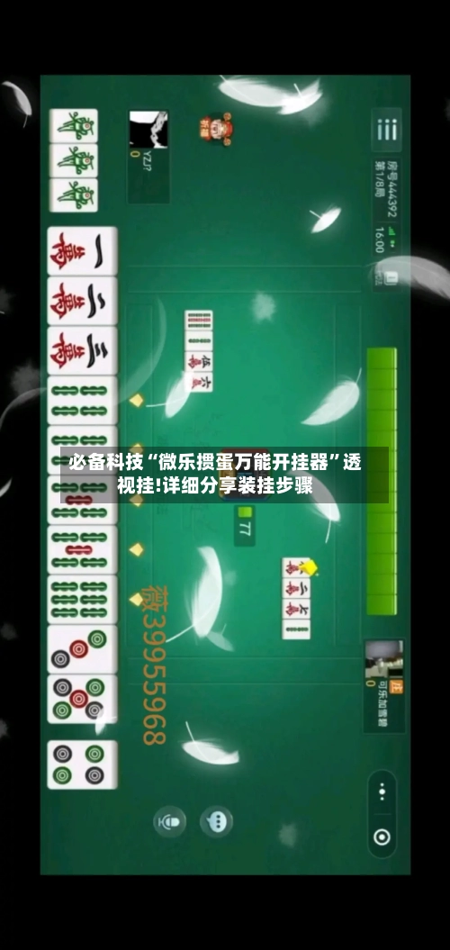 必备科技“微乐掼蛋万能开挂器”透视挂!详细分享装挂步骤-第1张图片