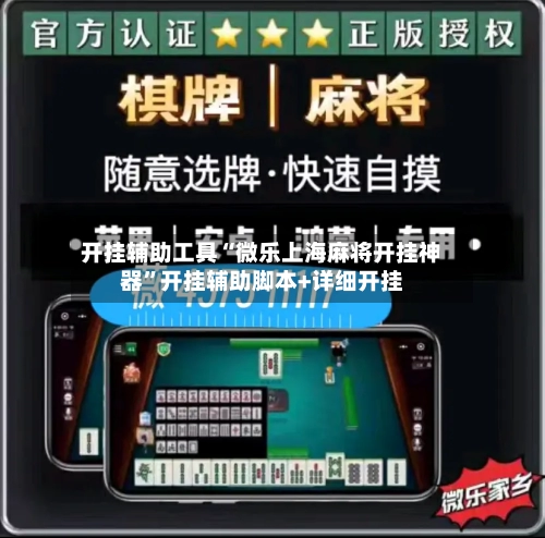 开挂辅助工具“微乐上海麻将开挂神器”开挂辅助脚本+详细开挂-第1张图片
