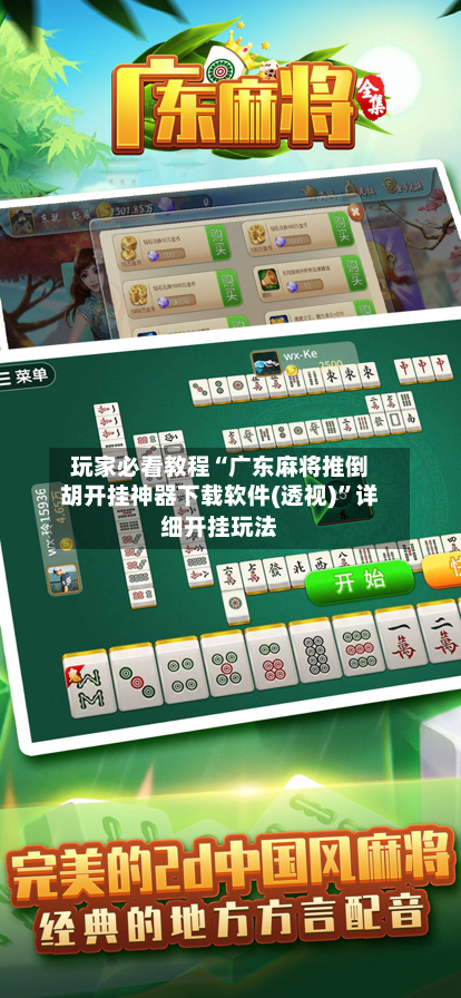 玩家必看教程“广东麻将推倒胡开挂神器下载软件(透视)”详细开挂玩法-第1张图片