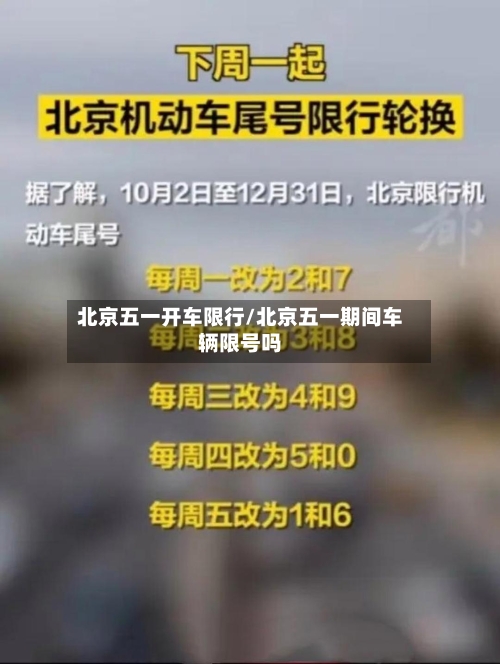 北京五一开车限行/北京五一期间车辆限号吗-第1张图片