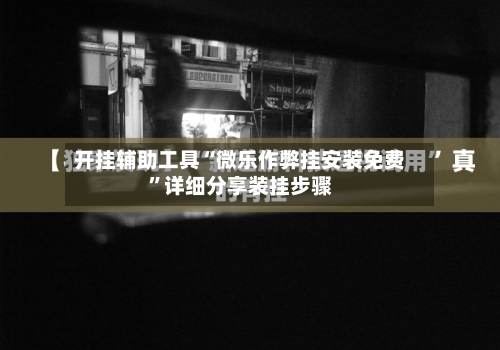 开挂辅助工具“微乐作弊挂安装免费	”详细分享装挂步骤-第1张图片