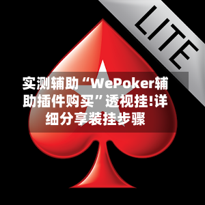 实测辅助“WePoker辅助插件购买”透视挂!详细分享装挂步骤-第1张图片