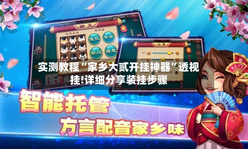 实测教程“家乡大贰开挂神器”透视挂!详细分享装挂步骤-第1张图片