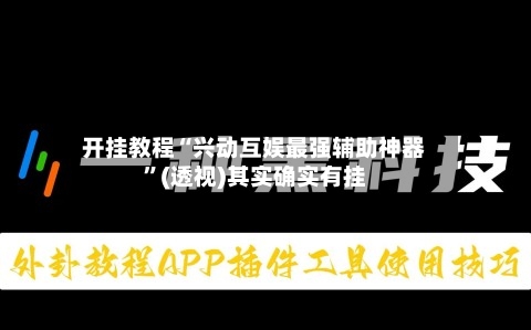 开挂教程“兴动互娱最强辅助神器”(透视)其实确实有挂-第1张图片