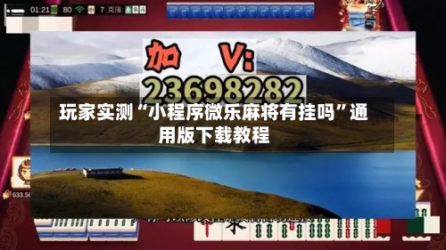 玩家实测“小程序微乐麻将有挂吗”通用版下载教程-第1张图片