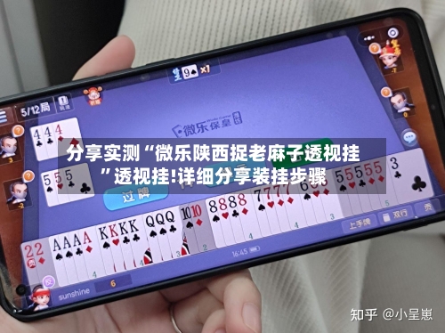 分享实测“微乐陕西捉老麻子透视挂”透视挂!详细分享装挂步骤-第1张图片