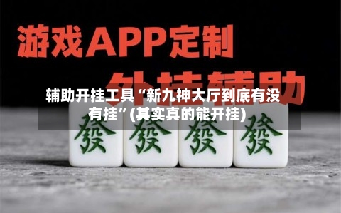 辅助开挂工具“新九神大厅到底有没有挂”(其实真的能开挂)-第1张图片