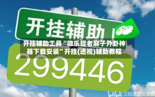 开挂辅助工具“微乐捉老麻子外卦神器下载安装”开挂(透视)辅助教程-第1张图片