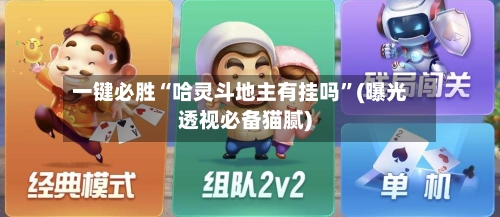 一键必胜“哈灵斗地主有挂吗	”(曝光透视必备猫腻)-第1张图片