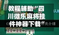 教程辅助“四川微乐麻将挂件神器下载	”的确是有挂-第1张图片
