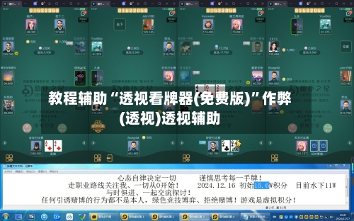 教程辅助“透视看牌器(免费版)”作弊(透视)透视辅助-第1张图片