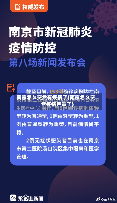 南京怎么突然有疫情了(南京怎么突然疫情严重了)-第1张图片