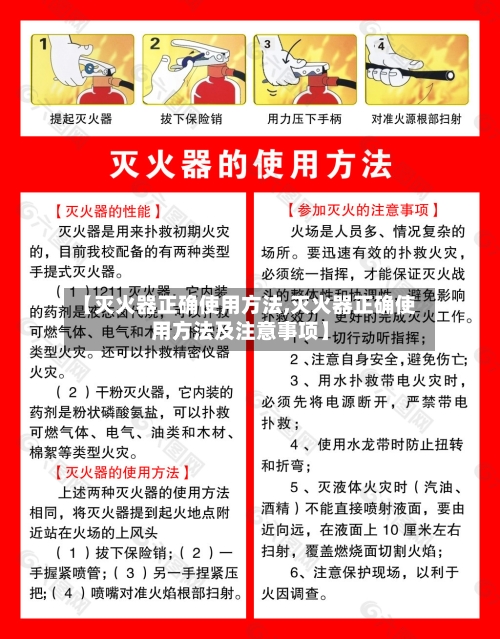【灭火器正确使用方法,灭火器正确使用方法及注意事项】-第1张图片